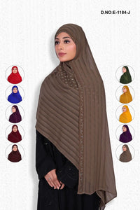 Designer Diamond Work Dark Lining Dupatta