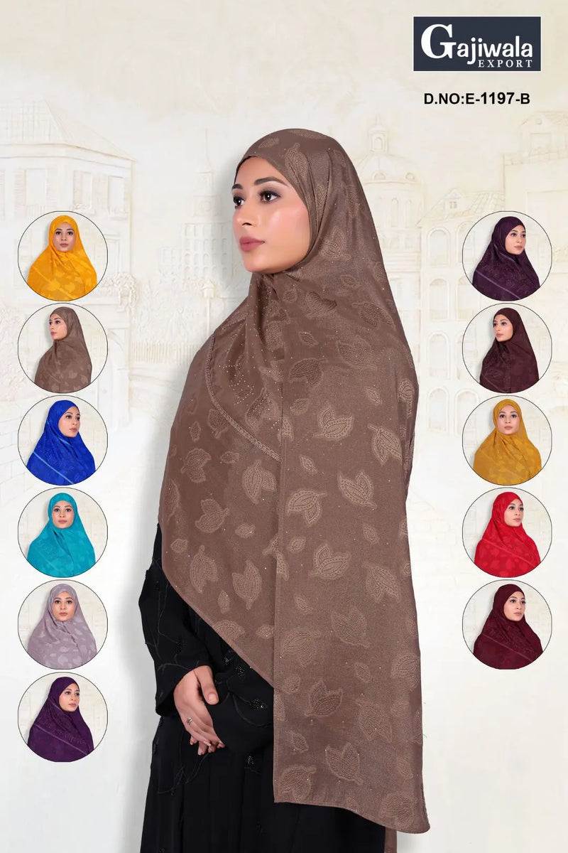 Radiant Leaf Design with Diamond Work Dupatta