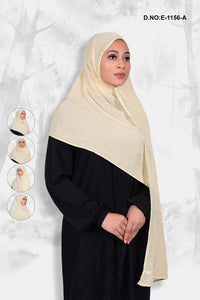Luxurious Cream Diamond Work Dupatta for Womens