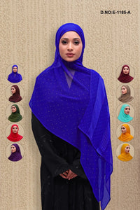 Gorgeous Embellishments Diamond Work Plain Dupatta GAJIWALA EXPORT