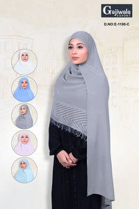 Diamond Stone Work Dupatta With Lace