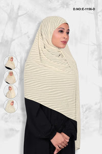 Luxurious Cream Diamond Work Dupatta for Womens