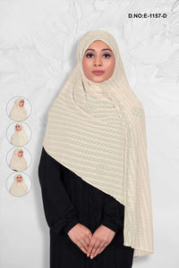 Charming Cream Color Dupatta with Diamond Touch