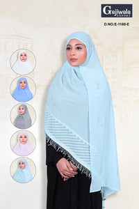 Diamond Stone Work Dupatta With Lace