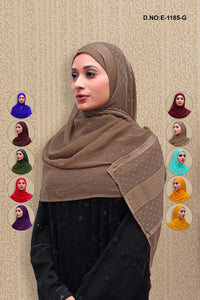 Gorgeous Embellishments Diamond Work Plain Dupatta GAJIWALA EXPORT
