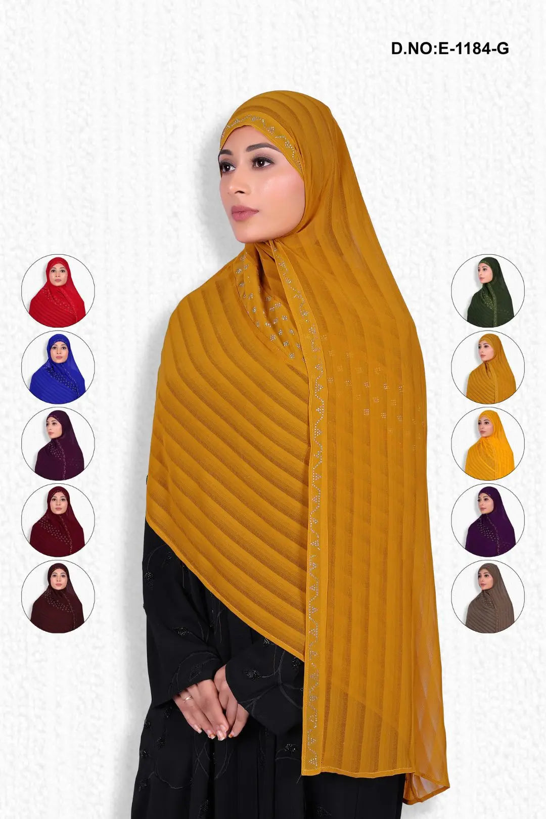 Designer Diamond Work Dark Lining Dupatta