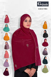 Soft Stone Work Dupatta