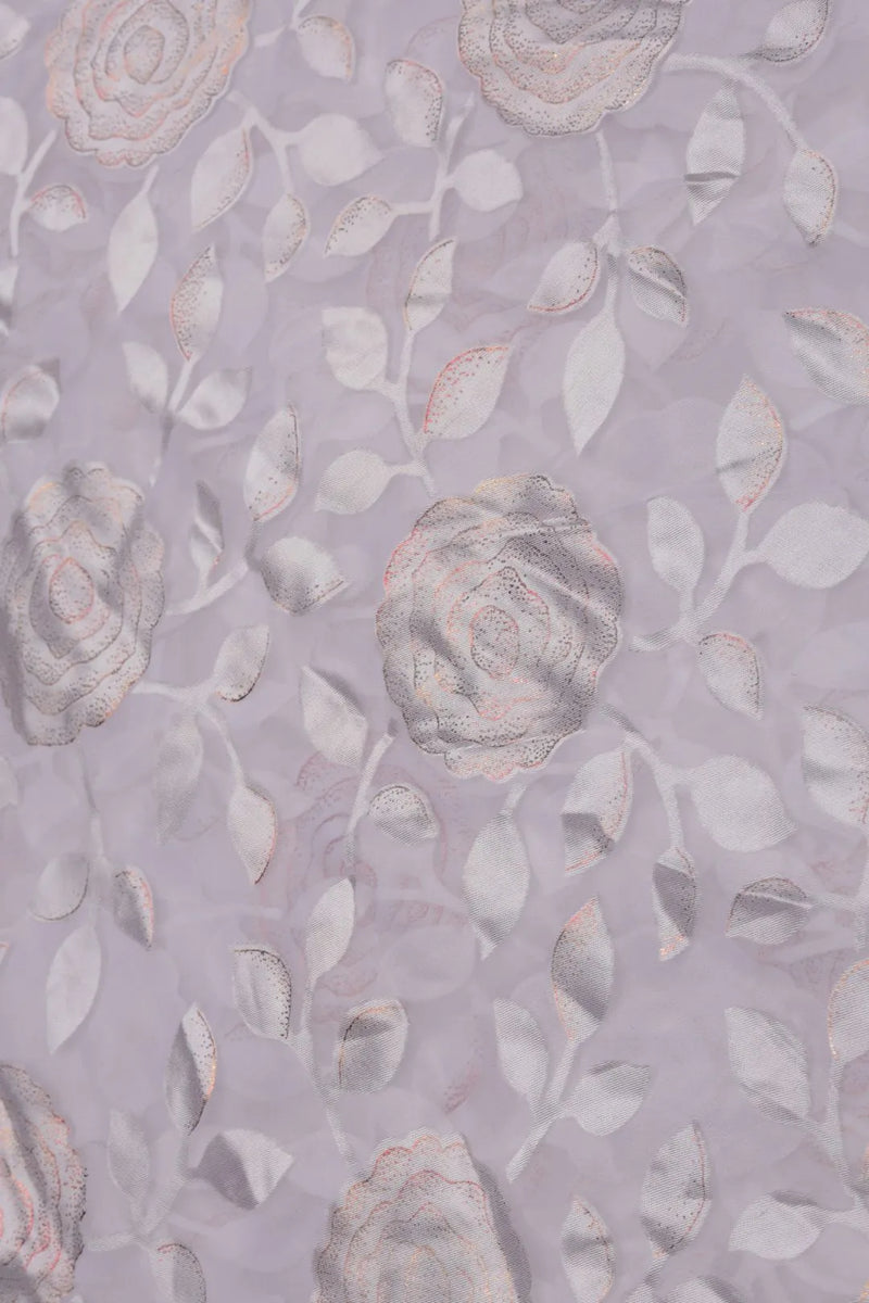 Elegant Brasso Fabric with Foil Motifs for a Stylish