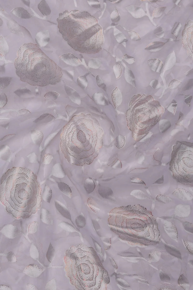 Elegant Brasso Fabric with Foil Motifs for a Stylish