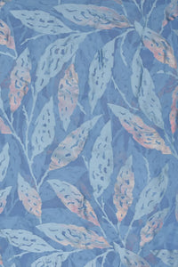 Elegant Brasso Fabric with Intricate Foil Print