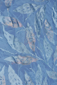 Elegant Brasso Fabric with Intricate Foil Print