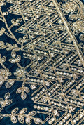 Embroidered Velvet Fabric for Bridal, Kaftan & Couture Creations