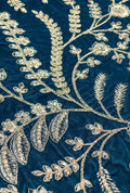 Embroidered Velvet Fabric for Bridal, Kaftan & Couture Creations