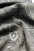 Exclusive Abstract Motif Woven Linen Jacquard Textile Fabric