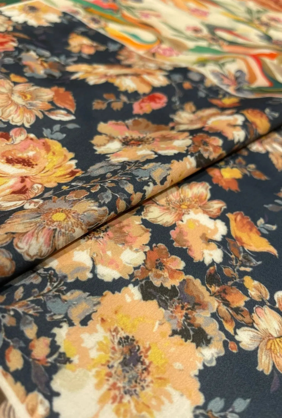 Exclusive Digital Print Snow Cotton Fabric for Women's Fashion
