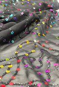 Exclusive Georgette Fabric With Multi Sequence Embroidery Work