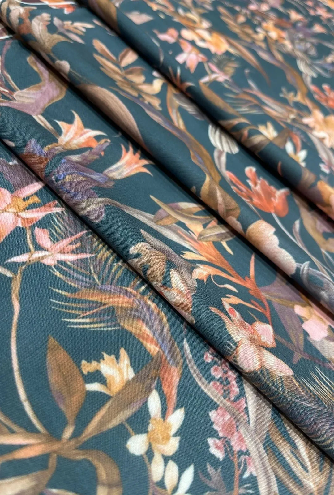 Exotic Tropical Printed London Cotton Premium Jalabeya Fabric