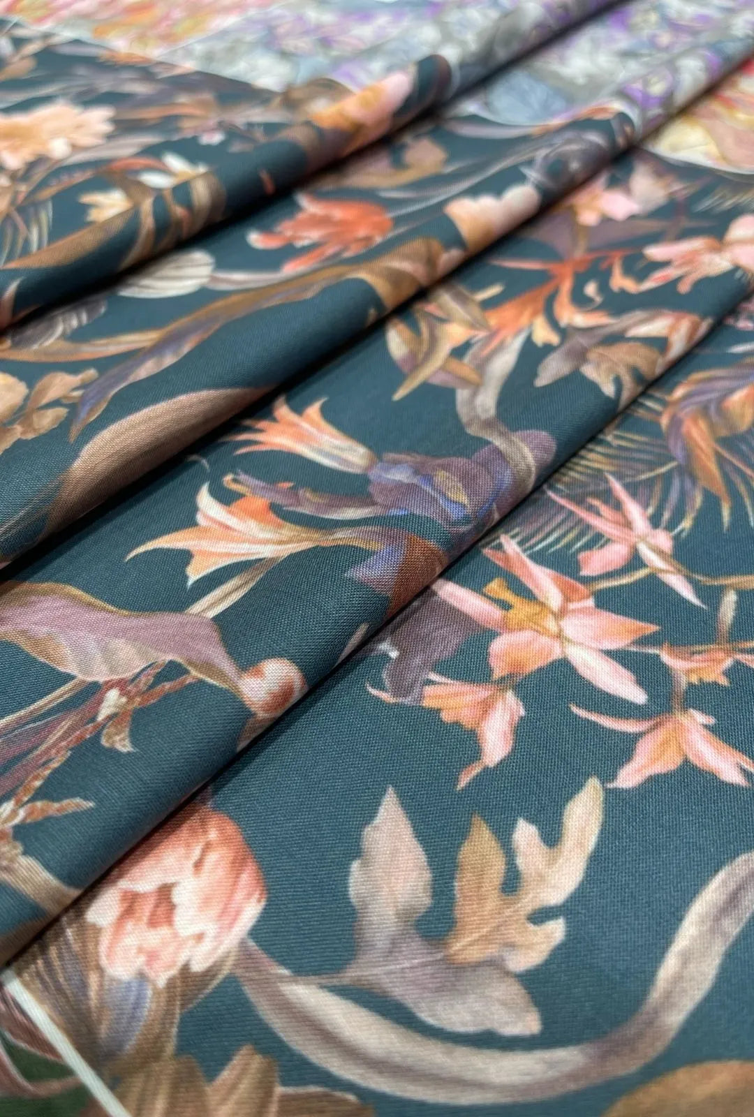 Exotic Tropical Printed London Cotton Premium Jalabeya Fabric