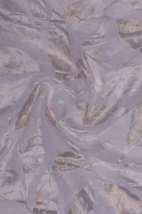 Exquisite Brasso Fabric with Foil Pattern Embroidery