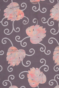 Brasso Fabric with Colored Foil Embroidery for Vibrant Designs