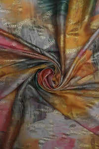 Feel with a shimmering overlay fabric