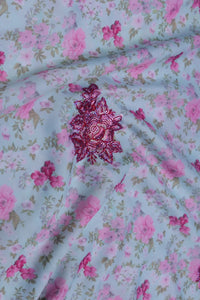 Glamorous Swarovski Intricate Beaded Lace Fabric