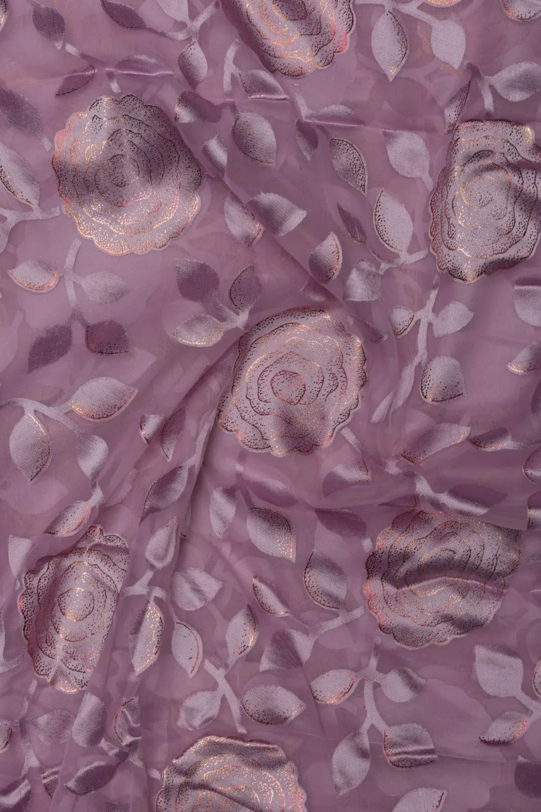 Brasso Fabric with Foil Cutwork for a Stunning