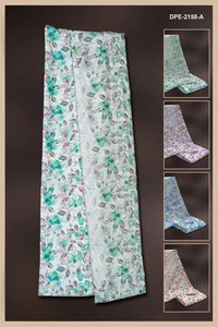 Perfect for flowy silhouettes like dresses, tunics, and scarves fabric