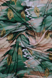Luxurious Metallic Sequin Fabric with Soft Sheer Texture