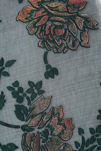 Brasso Fabric with Metallic Foil Accents