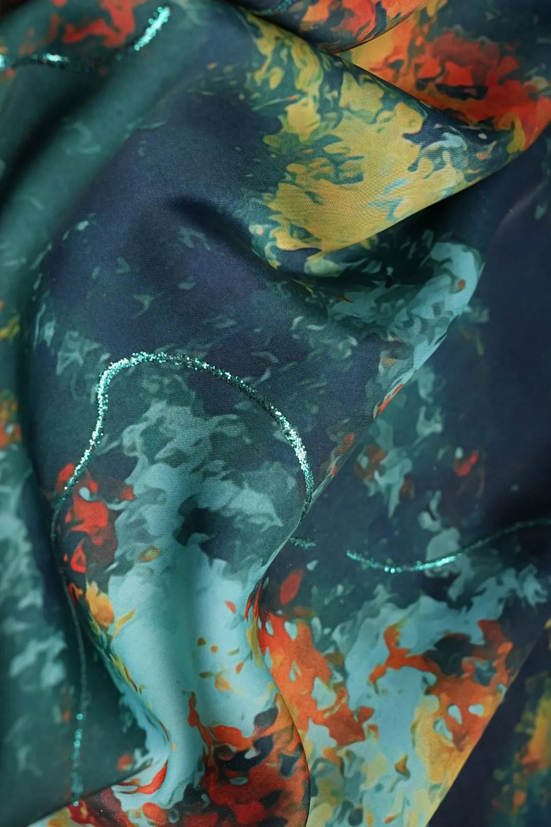Elegant Zari Work Fabric for Bridal & Couture