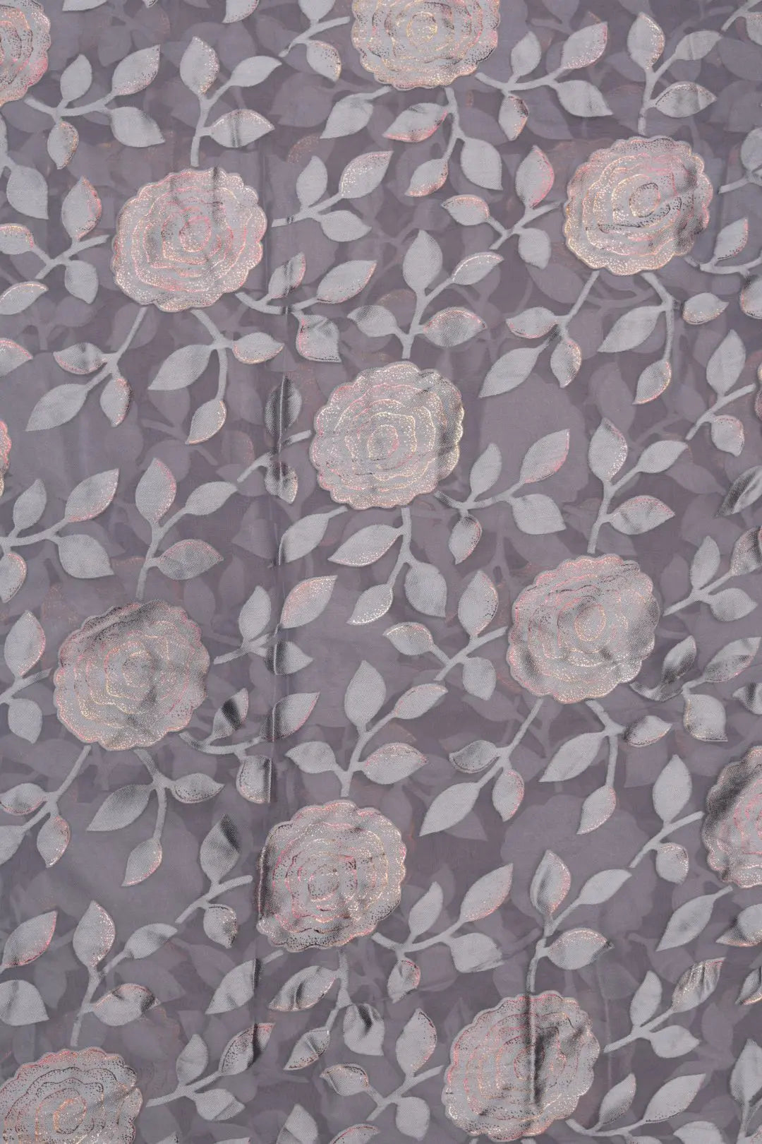 Brasso Fabric with Foil Print Motifs