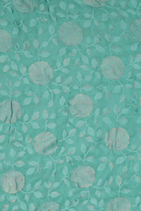 Refined Brasso Fabric with Fine Foil Work for a Subtle