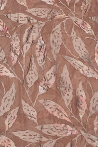 Vibrant Brasso Fabric with Color Foil Print for a Bold