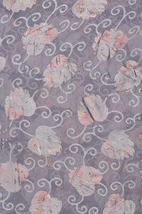 Artistic Brasso Fabric with Unique Foil Design