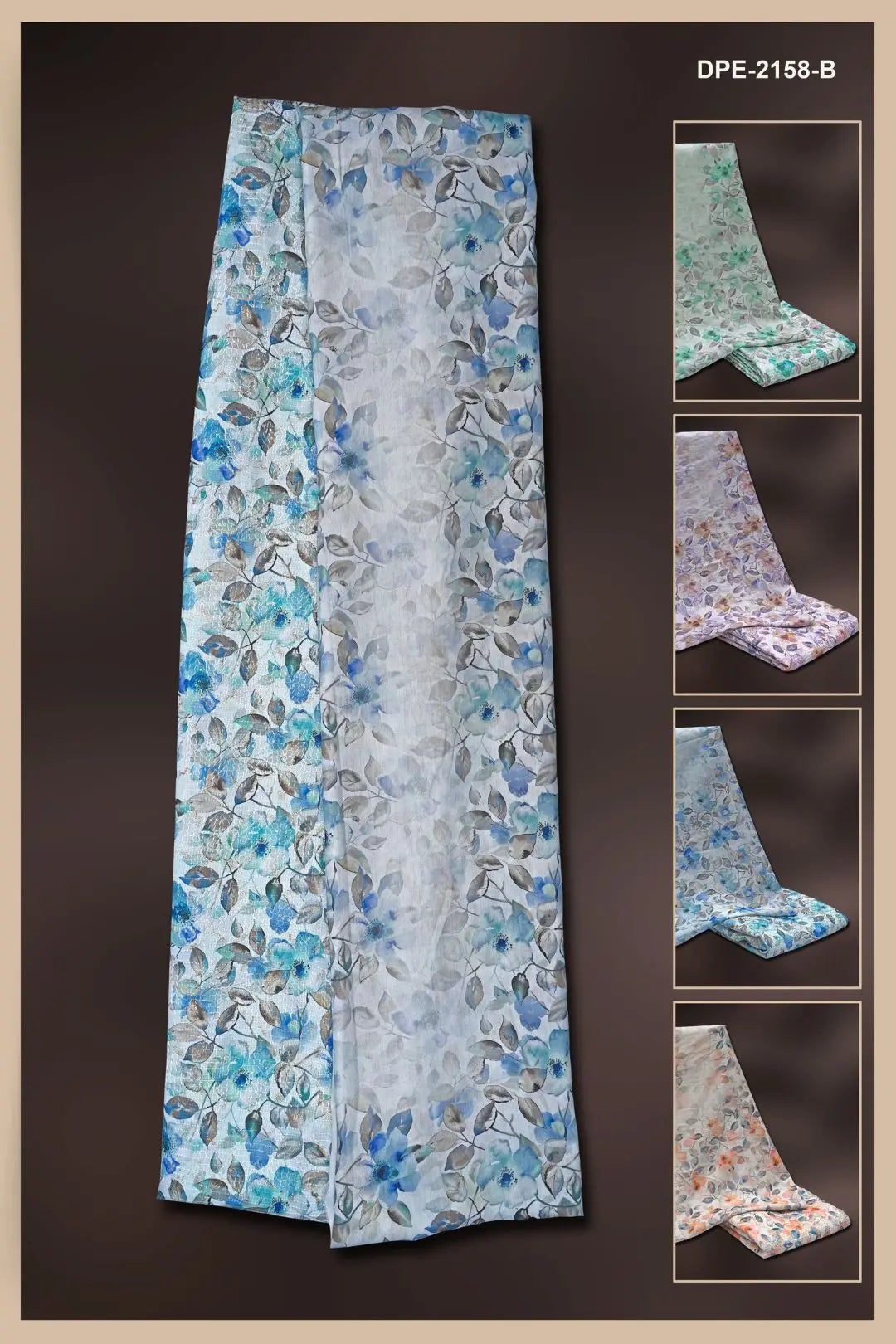 Perfect for flowy silhouettes like dresses, tunics, and scarves fabric