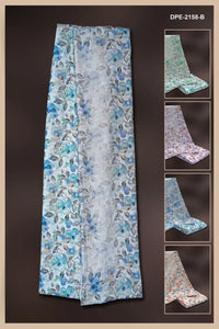 Perfect for flowy silhouettes like dresses, tunics, and scarves fabric