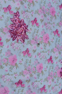 Glamorous Swarovski Intricate Beaded Lace Fabric
