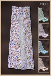 Perfect for flowy silhouettes like dresses, tunics, and scarves fabric