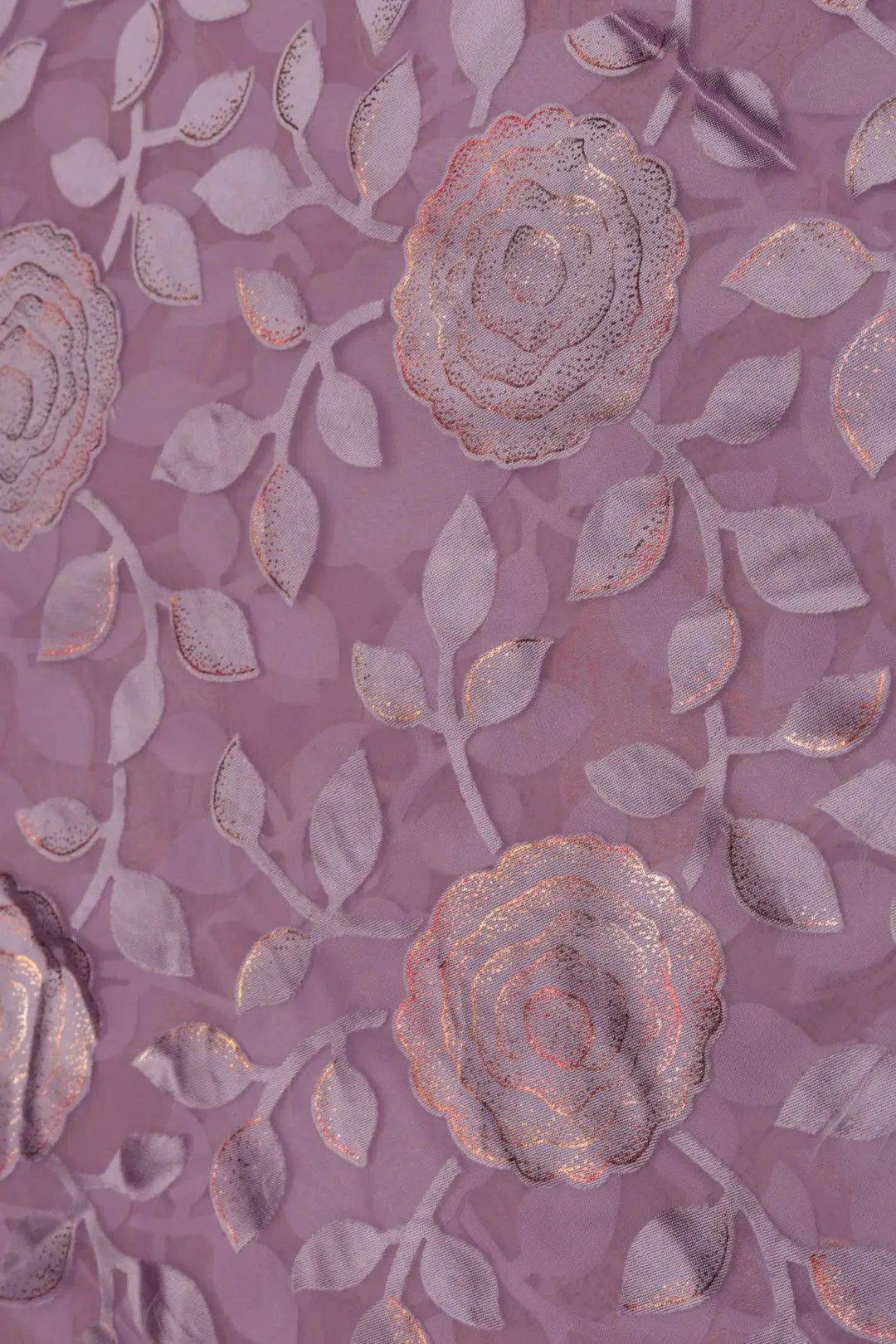 Brasso Fabric with Foil Cutwork for a Stunning