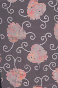 Brasso Fabric with Colored Foil Embroidery for Vibrant Designs