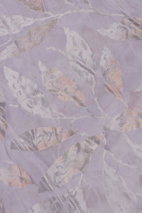 Exquisite Brasso Fabric with Foil Pattern Embroidery