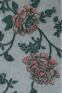 Brasso Fabric with Metallic Foil Accents