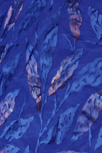 Elegant Brasso Fabric with Foil Embroidery Work for a Luxurious Finish