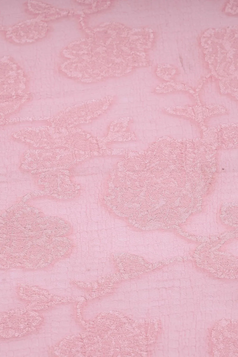 Pink Brasso Jacquard Beg Fabric