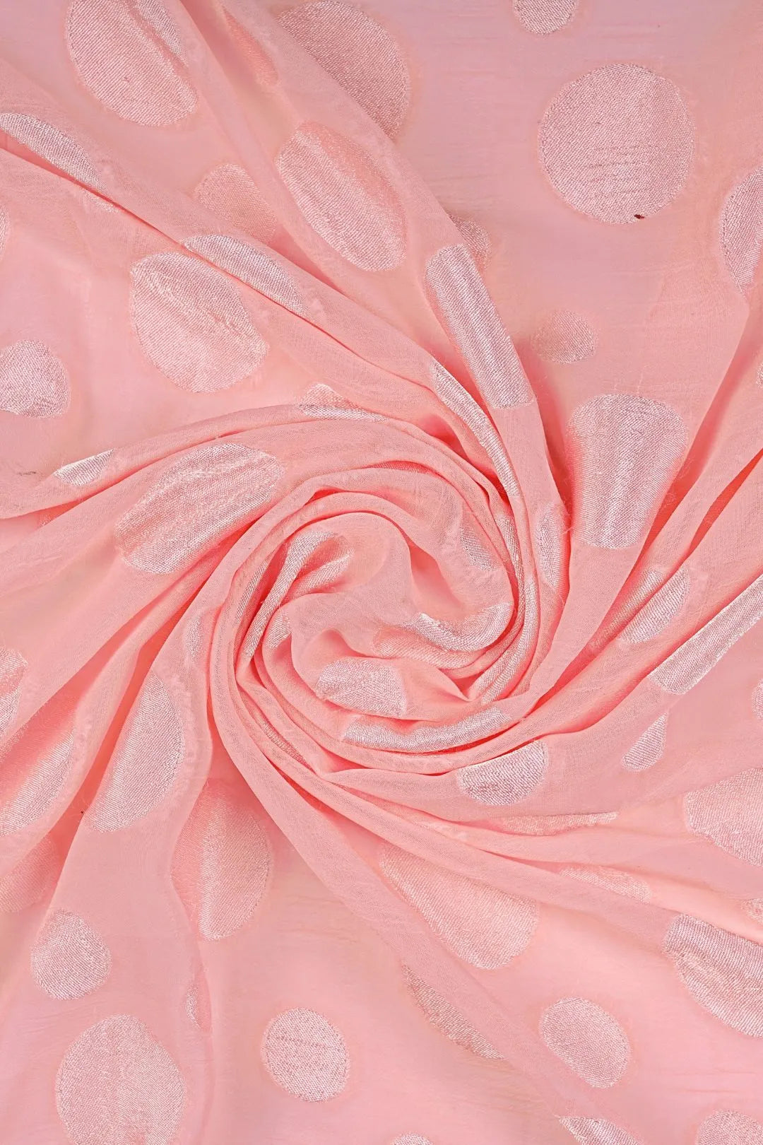 Pink Brasso Jacquard Georgeous Fabric