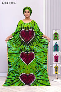 A Stunning Flowing Farasa Dress with Butterfly Sleeves