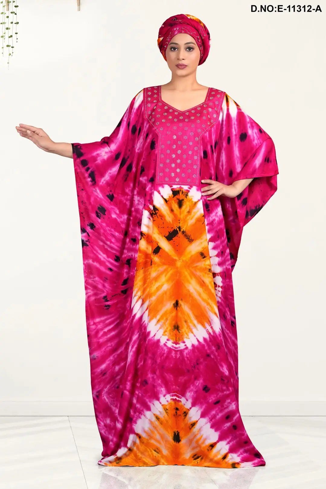 Gorgeous Beachwear Ladies Multicolor Farasa Kaftan