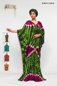 New Elegant Designer Butterfly Sleeve Farasa Dress