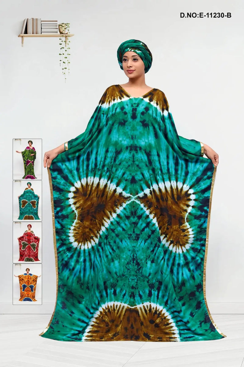 New Elegant Designer Butterfly Sleeve Farasa Dress